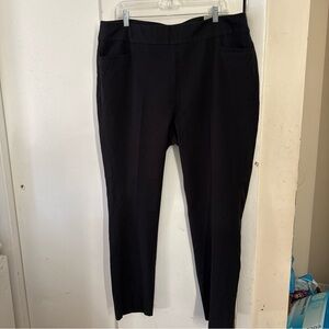 Soft Surroundings SUPERLA STRETCH SKINNY ANKLE BLACK 1X